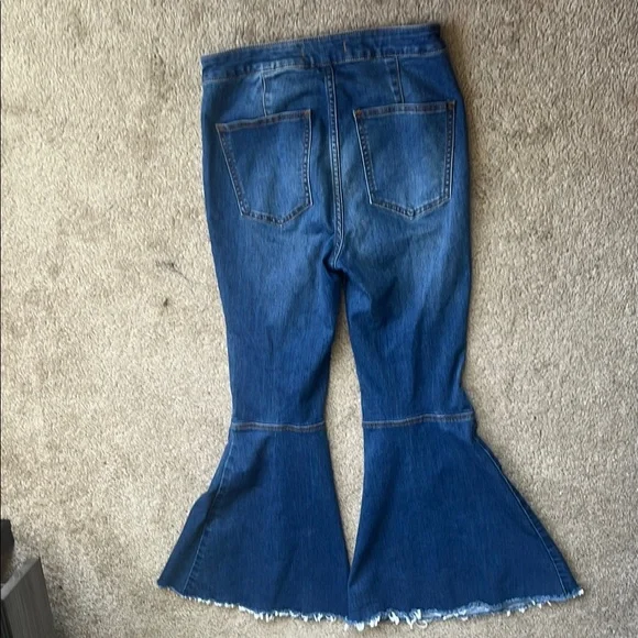 Free People Dark Blue Skinny Jeans - Picture 4 of 4